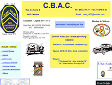 Tablet Screenshot of cbac.be